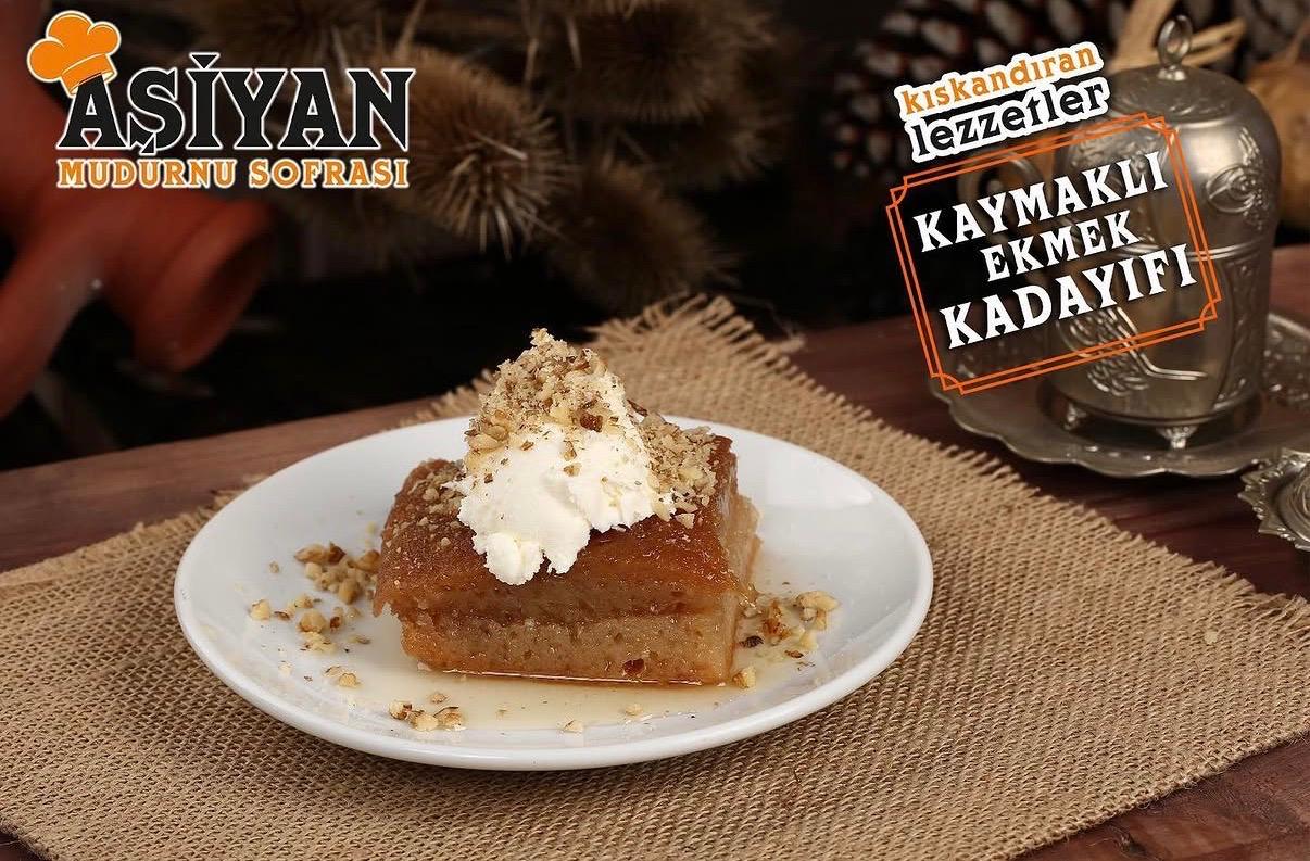 Kaymaklı Ekmek Kadayıfı